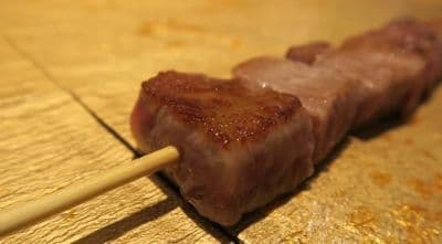 Kushiyaki Kobe beef