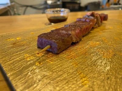Kushiyaki Kobe beef